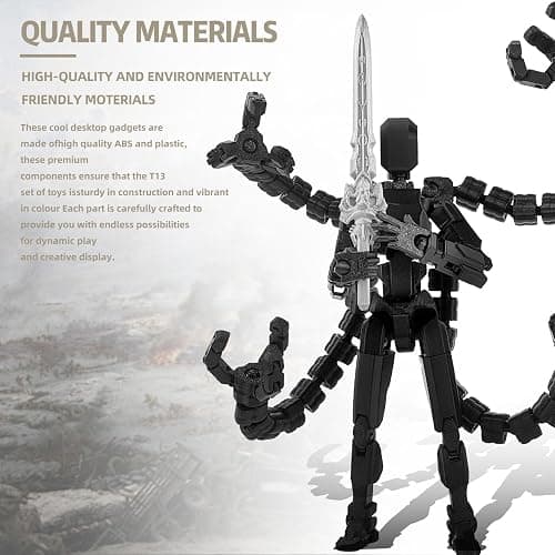 T13 Already Assembled Action Figure Accessories,T13 Multi-Jointed Movable,for Collectors Desktop Decorations t-13 Movability 3D Printed Toys thumbnail 5