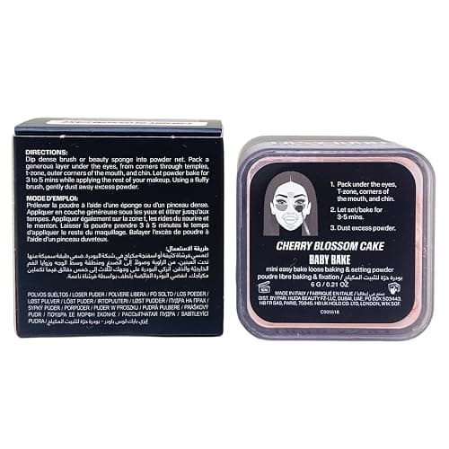 Huda Mini Easy Bake Loose Baking & Setting Powder - Cherry Blossom Cake (6 g / 0.21 oz) thumbnail 3