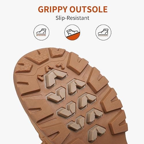 AZBZCZ Womens Snow Boots Anti-Slip Cold Weather Fur Lined Comfortable Winter Shoes thumbnail 4