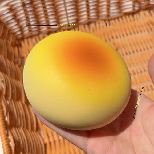 Sticky Bread Slow Rising Squishy, Silky Smooth Bread Slow Rise Squishies | Round Toast Shped Squishy Foam Squishies for Adults: Stress Relief & Sensory Fidget Toy (1pcs) thumbnail 6