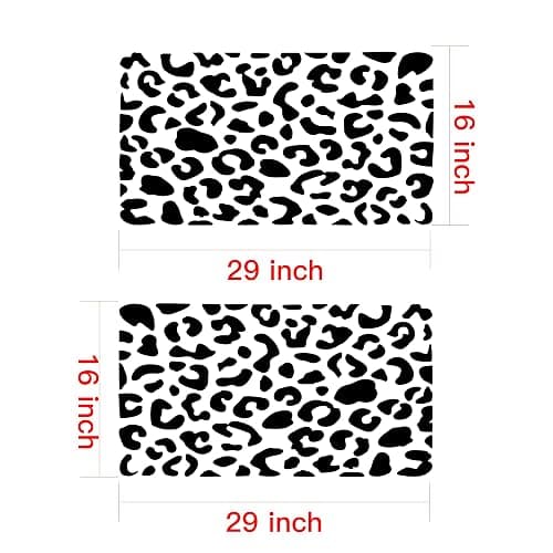 Zhizhong Side Window Decals for Car SUV Trucks, Universal Leopard Cheetah Vinyl Sticker Free Installation Tools (A Pair) thumbnail 2