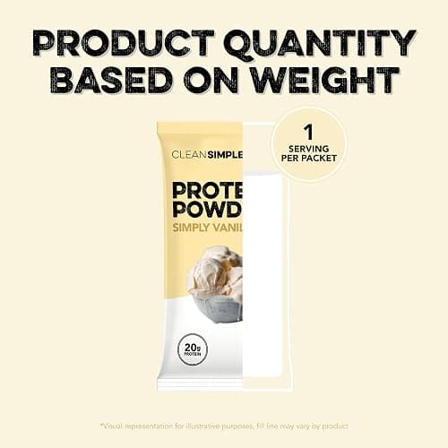 Clean Simple Eats Whey Protein Powder, Variety Pack, Naturally Sweetened Flavors, 100% Grass Fed Protein Powder with Digestive Enzymes & No Artificial Ingredients, Gluten Free, 10 Single Serve Packs - Variety - 10 Packets thumbnail 6