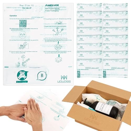 WOWOSS 16 Pack 16"x14" Expanding Packing Foam, Expanding Foam for PC/Electronic Components/Equipment/Fragile Items, Rapid Expansion, Stable & Secure, Easy to Use - Essential for Moving - Image 1
