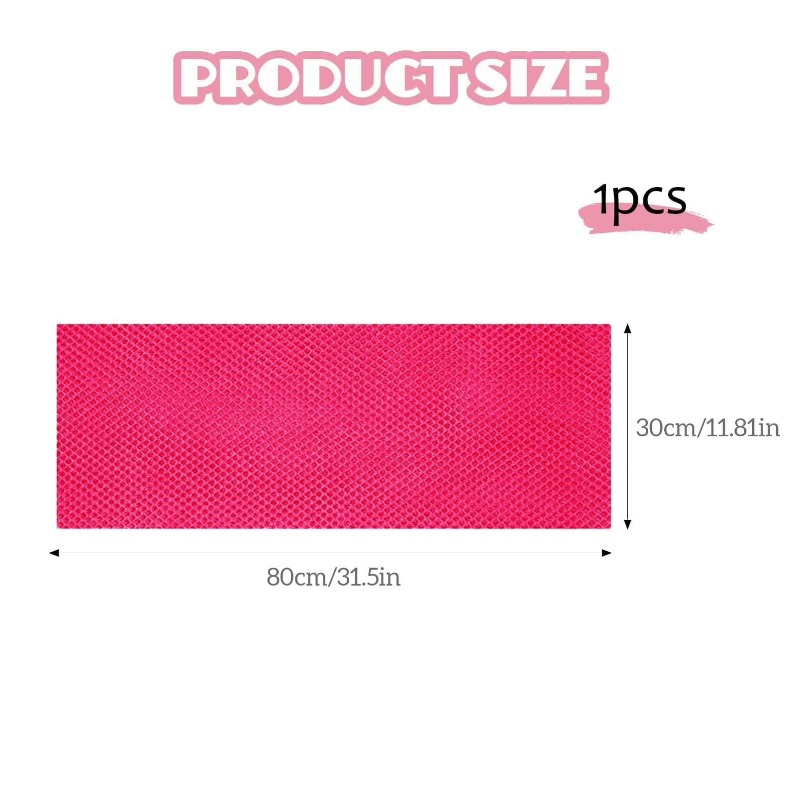 Rose Pink African Net Sponge, Exfoliating Scrubber with Exfoliating Knots, Durable Portable, Face Body Care, Suitable for All Skin Types, Bath Shower Essential thumbnail 2