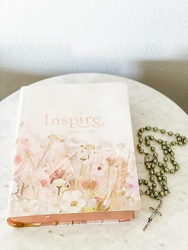 Inspire Catholic Bible NLT Large Print (LeatherLike, Multicolor): The Bible for Coloring & Creative Journaling thumbnail 9