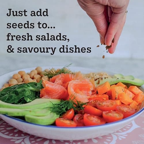 Munchy Seeds Lightly Toasted 7 Seed Mix, Pumpkin Seeds, Sunflower Seeds, Hemp, Chia, Rapeseed, Flaxseeds, Seeds for Baking, Breakfast Cereals & Granola, Mixed Seeds to Eat, Mixed Seeds for Eating 500g thumbnail 6