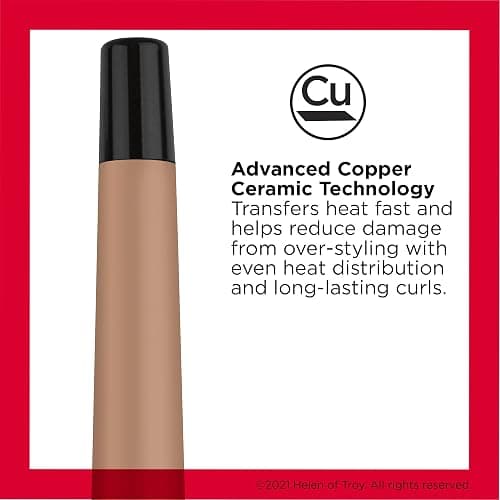 Revlon Copper 1" to 1-1/4" Curling Wand Iron thumbnail 2