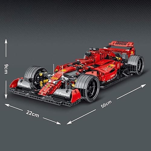 AKOGD Technics Voiture de Construction de Course F1, 1100Pièces Voiture de Sport Modèle Blocs de Construction de Véhicule thumbnail 3