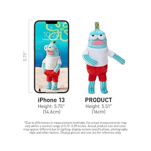 POP MART Spongebob - Bikini Bottom Buddies - Whimsical Plush Blind Box, Blind Box Figures, Random Design Action Figures Collectible Toys Home Decorations, Single Box thumbnail 3