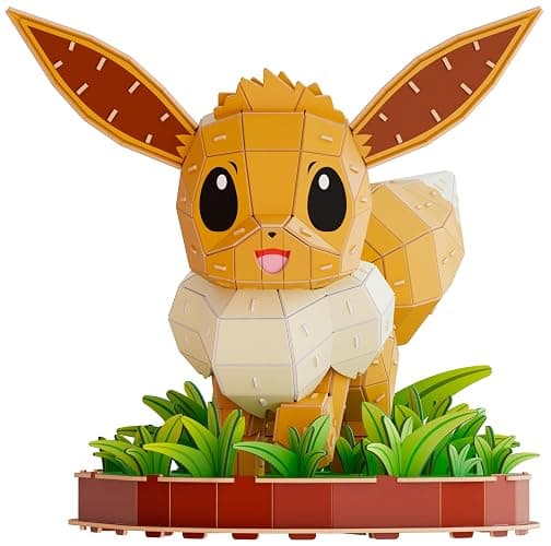 4D Build Pokémon Eevee 3D Puzzle Model Kit, Desk Décor, Shelf Display | 238 Premium EPS Foam Pieces, No Glue Or Tools Required, Build & Display Collectible Hobby Kit Gift For Fans Ages 12+ thumbnail 5