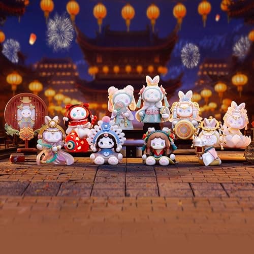 LUCKY EMMA Dim Lights Series Blind Box Mystery Toy 1PC | blind box figures, random collection, mystery collectibles, desktop display, gift, office decor, for teens & adults. thumbnail 2