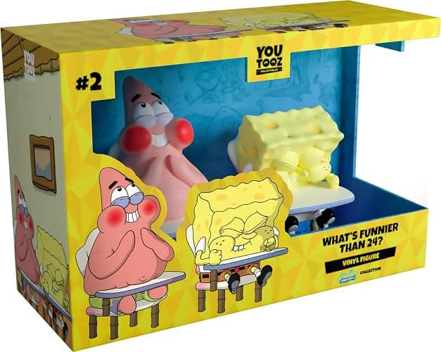 Youtooz Whats Funnier Than 24, 4" inch Vinyl Figure, Collectible Spongebob and Patrick from Funny Internet Meme What's Funnier Than 24 by Youtooz Spongebob Squarepants Collection thumbnail 4