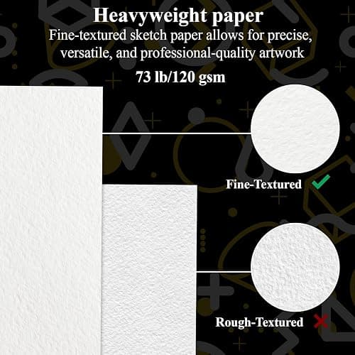 Sketch Book for Kids, 9" x 12" Kid Sketchbook, 100 Sheets (73lb/120gsm) Thick Drawing Paper for Kids, Spiral Sketch Pad for Kid, Easter Basket Stuffers. thumbnail 3