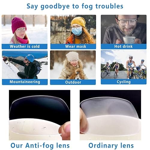 SQIMZAR Safety Glasses Goggles For Women Nurses Protective Eyewear,Anti Fog Safety Goggles thumbnail 2