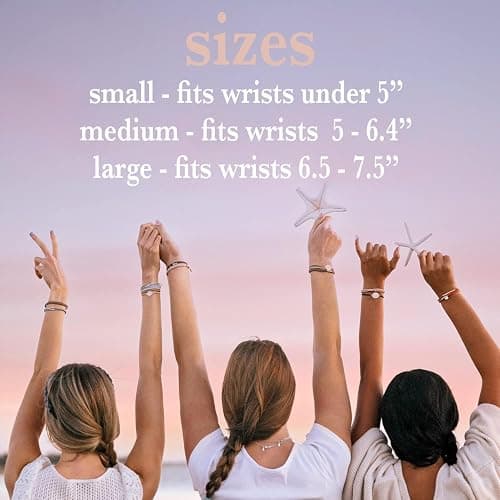 K'lani Embrace Hair Tie Bracelets - Elastic Ponytail Holder - Medium | Doubles as stylish jewelry; strong-hold ponytail holder; gift for birthdays, Mother's Day & graduation; set of 5 thumbnail 4