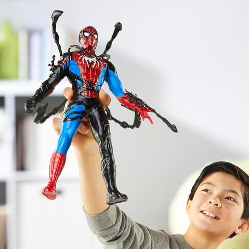 Marvel Spider-Man VenomVersus Spider-Man Liquid Shifter Action Figure with Accessories, 11-Inch-Scale (27 cm) Super Hero Toys for Kids Ages 4 and Up thumbnail 2