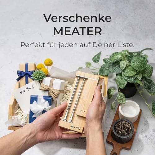 MEATER Pro Duo: Smart Meat Thermometer Digital | 550°C Hitzebeständigkeit | Große Reichweite | Zertifizierte Genauigkeit | BBQ, Ofen, Grill, Smoker, Fritteuse, Friteuse | 50+ Rezepte in App thumbnail 6
