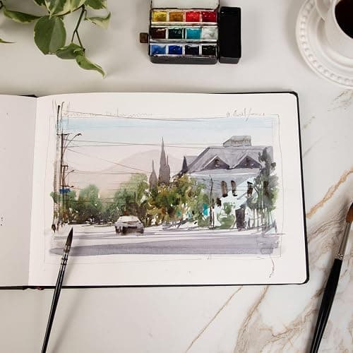 Hahnemuhle Watercolor Book A5 (8.3 x 5.8 inches) 200gsm Portrait thumbnail 2