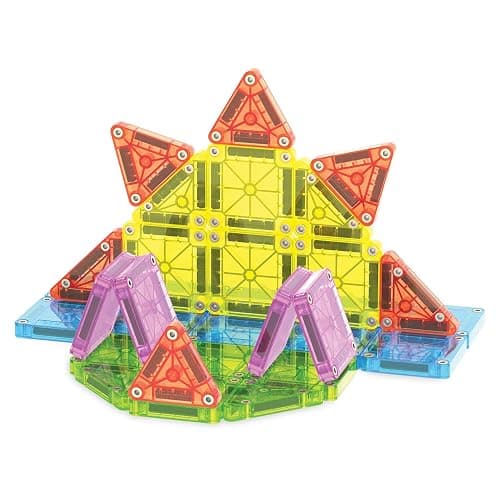 Magna-Tiles microMAGS Travel Set Deluxe 55-Piece Magnetic Construction Set, The Original Magnetic Building Brand thumbnail 7