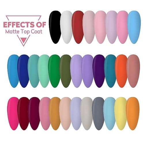 JODSONE Gel Nail Polish Kit with U V Light for Nail 32 Colors Soak Off Nail Gel Polish Set Manicure Accessory Tools Lamp Gel Nail Kit for Nail Art Manicure Salon DIY and Home thumbnail 4