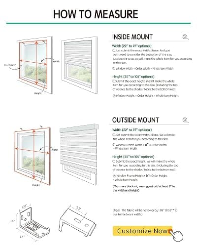 Yoolax Motorized Zebra Blinds Compatible with Alexa, Smart Dual Layer Shades with Privacy Light Control, Electric Horizontal Window Blind Customized Size for Home Office (White Matte) thumbnail 6