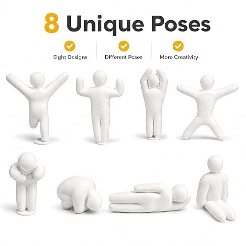 8 Paintable Meccha Chameleon 3D Printed Figures Multi Poses White PLA | unpainted 3D printed PLA miniatures, multiple poses, 1.37 to 3.75 inches for DIY art and family games thumbnail 3