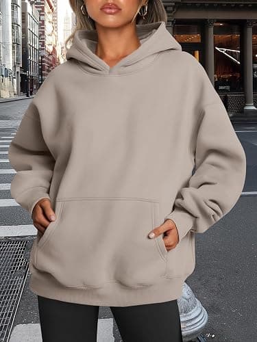 Trendy Queen Womens Oversized Hoodies Fleece Sweatshirts Fall Fashion Pullover Sweaters Winter Clothes thumbnail 6