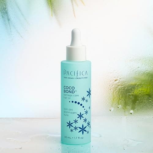 Pacifica Beauty, Coco Bond Hair Oil, Tame Flyaways, Overnight Treatment with Vitamins, Peptides, Moisturizing Repair for Glossy, Smooth, Silicone-Free, Vegan Hair thumbnail 8
