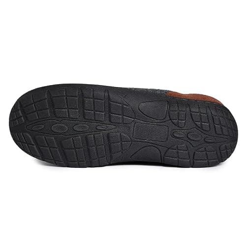 Lucky Brand Mens Fleece Two Tone Clog Slippers with Patch thumbnail 4