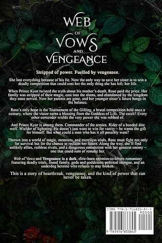 Web of Vows and Vengeance: A Dark Enemies To Lovers Fantasy Romance Novel (The Hirathean Path) thumbnail 2