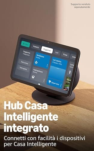 Amazon Echo Show 8 (ultimo modello) - Schermo HD da 8,7" con colori vibranti, audio spaziale, Grafite, con Accesso Anticipato ad Alexa+ thumbnail 4