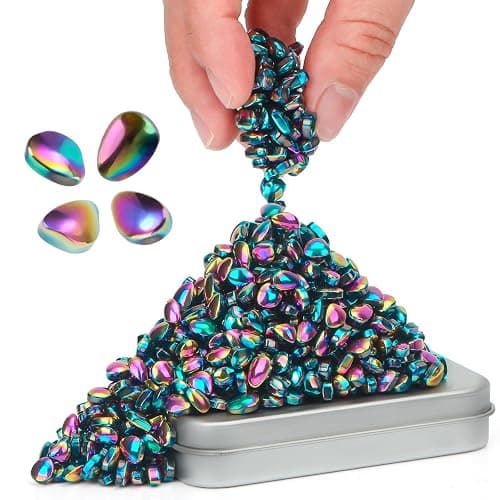 DYRDM 300+ Original Ferrite Putty Colorful, Fidget Toy Ferrite Stones for Stress Relief, Sensory Toy for Adults & Teens 14+, Holiday Stocking Stuffer, Ferrite Rocks Fidget Present for Office - Image 1
