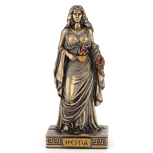 Veronese Design Greek Gods Miniature Figurine (Hestia, Bronze) - Image 1