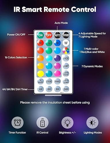 Color Changing Globe String Lights, 33Feet 100 LEDs USB Ball Fairy Lights Plug in with Timer Remote, Christmas Lights for Camping Dorm Party Wedding Indoor Outdoor Decoration (16Color + Multicolor) thumbnail 6