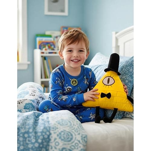 VIYRDOK Bill Cipher Plush with Pendant, Gravity Costume Toy Merch, Gift Set for Fans, Halloween/Christmas thumbnail 9