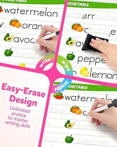 Coogam Montessori Preschool Learning Activities for Toddler Girls Age 3-5, Busy Book with Tracing & Handwriting Practice, Educational Autism Sensory Travel Toys for Girls Birthday Gifts thumbnail 8
