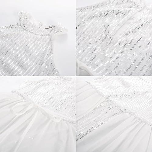GRACE KARIN Girls Halter Neck Sequin Dress 6-14Y Kids Fancy Formal Party Christmas Sparkly Pageant Birthday Dresses thumbnail 6