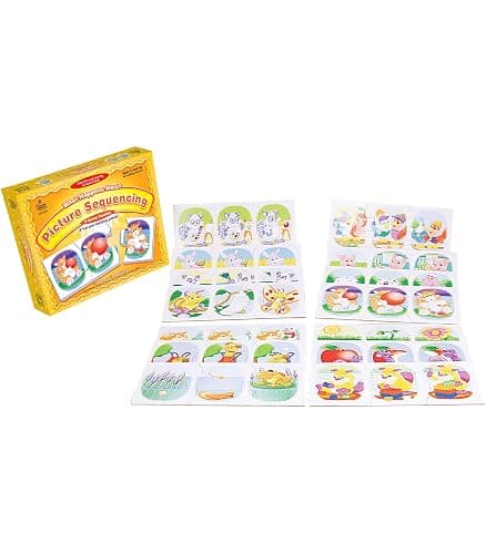 Carson Dellosa What Happens Next? Picture Sequence for Kids Games, 3-Scene Sequencing Puzzles, Pre-Reading and Phonics Preschool Learning Activities for Toddlers Ages 3+ thumbnail 5