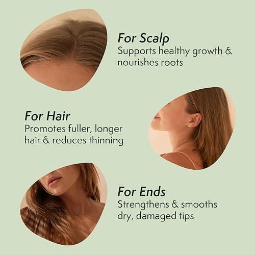 Nature Spell Rosemary Oil for Hair Growth, Pre-Diluted Scalp Oil, Stimulates Growth, Strengthens Dry and Damaged Strands, Nourishes Split Ends, Colour Safe, For All Hair Types, Vegan, 150 ml thumbnail 3