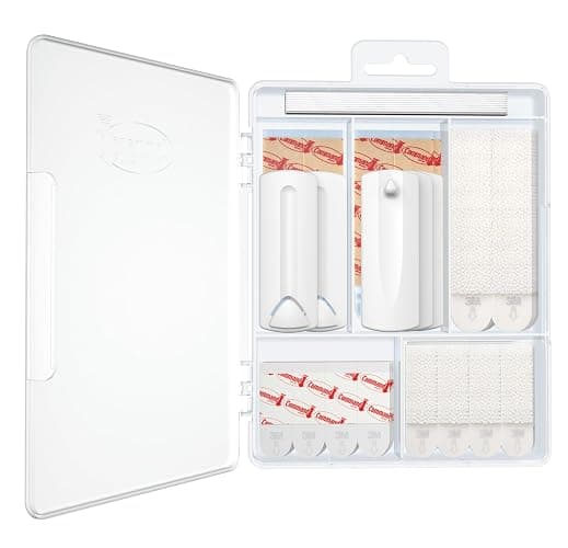Command Picture Hanging Kit, Various Sized Picture Hanging Hooks and Strips to Hang Up to 15 Pictures, Indoor Use, Decorate Damage-Free,White thumbnail 3