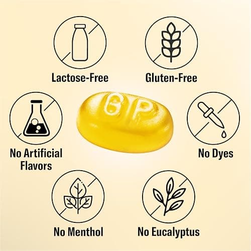 GRETHER'S Sugarfree New Flavor Ginger Lemon Pastilles Remedy for Dry Mouth Relief - Soothing Throat & Healthy Voice - Gift for Singers - 3.75 oz. 1 Pack thumbnail 6