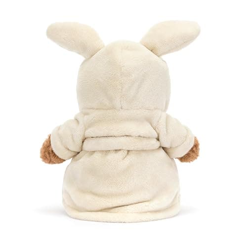 Jellycat Bartholomew Bear with Bathrobe Stuffed Animal, 10 inches - Teddy Bear Plush - Soft & Huggable - Classic Children's Gift thumbnail 4