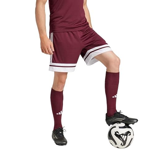 adidas Men's Squadra 25 Soccer Shorts, Black/Black/White, XX-Large thumbnail 6