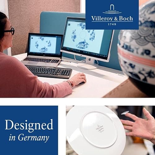 Villeroy & Boch Mariefleur Basic Assiette petit-déjeuner, 21 cm, Porcelaine Premium, Blanc/Multicolore thumbnail 6