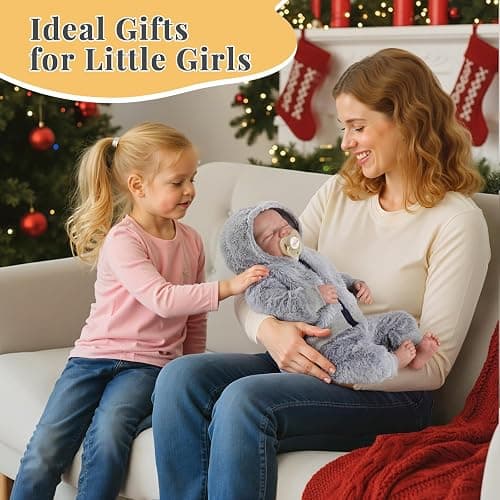 BABESIDE Lifelike Reborn Baby Dolls Boys - 17-Inch Real Baby Feeling Realistic-Newborn Baby Doll Full Body Vinyl Real Life Baby Dolls with Toy & Gift Box for Kids Age 3+ thumbnail 6