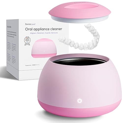 Zima Dental Pod: Ultrasonic Retainer Cleaner. The Original Retainer Cleaner Machine, Aligner Cleaner, Nightguard Cleaner, Mouthguard Cleaner, Denture Cleaner. Ultrasonic Cleaner For Oral Dental Care - Image 1