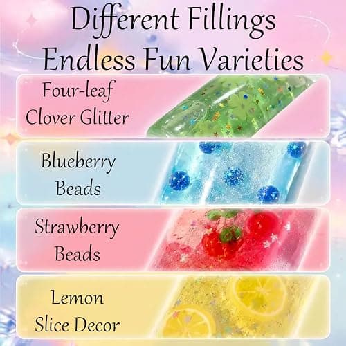 Toothpaste Squishy Toys, Slow Rising Stress Relief Gifts for Adults, Blue | Cute Soft Toothpaste Squeeze Toys Help Calm Anxiety, Improve Focus. Easy to Clean, Portable. Ideal for Office Home Travel thumbnail 6