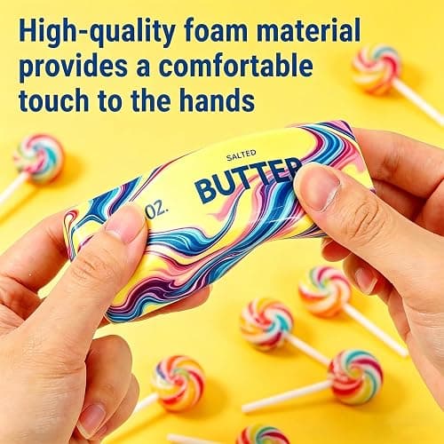 2 Packs Slow Rising Butter Squishy, Squishies Butter Squeeze Toys Pack Sensory Stress Relief Soft & Stretchy Fidget Toy for Party Favors Squishy Butter thumbnail 4
