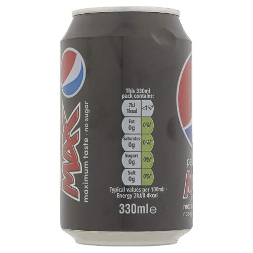 Pepsi Max Cans, 8 x 330ml thumbnail 12