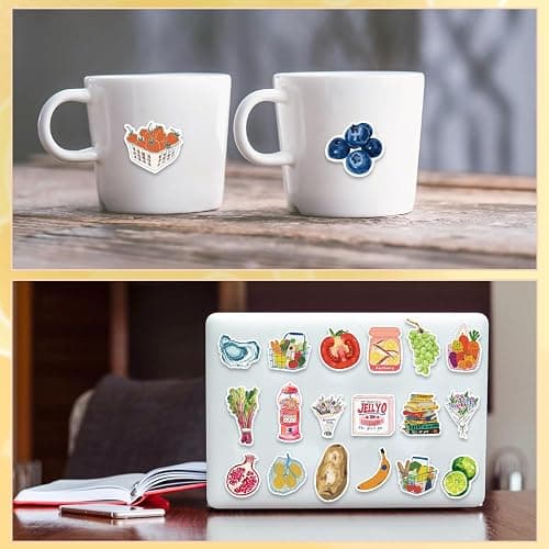 100 PCS Vintage Aesthetic Stickers Cute Coquette Stickers Food Sticker Journaling Scrapbooking Sticker Pack for Adult thumbnail 5